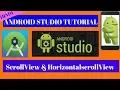 ScrollView How to add Scrolling in android HorizontalscrollView