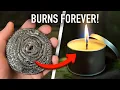 How To Make an INFINITE CANDLE Wick - Burns Forever
