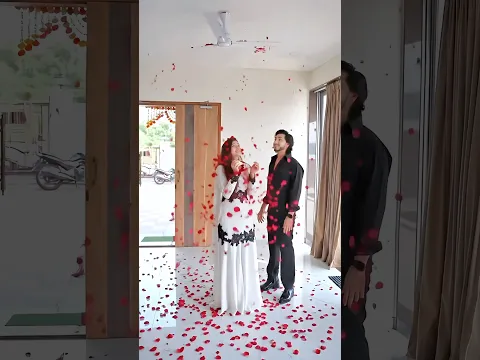 Kaisa Laga Surprise🌹♥️ #sarfarazansari #couple #couplegoals #surprise #love