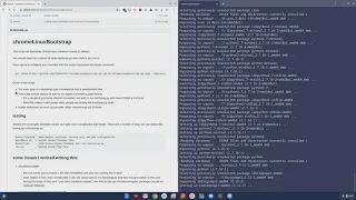 chrombook linux development complete automation with visual studio code