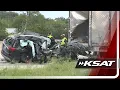 I-35 southbound at SW Military Drive closed after crash