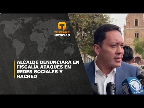 Alcalde denunciará en Fiscalía ataques en redes sociales y hackeo