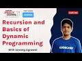 SnackDown 2021 Prep Series Beginner Level Recursion and Dynamic Programming Ep10 Umang