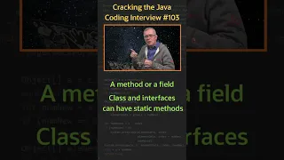 What does static mean - Cracking the Java Coding Interview