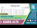 Lagu Lagu Indonesia Tanah Air Beta Not Angka Lagu Nasional suara ALTO untuk Latihan