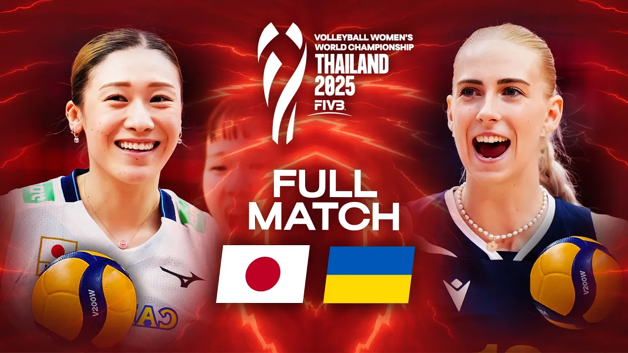 Japan 🇯🇵 vs. Ukraine 🇺🇦 | Full Match | World Championships 2025 - Women