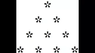 java pyramid pattern Displaying star