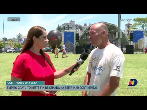 Florianópolis realiza a primeira edição do 'Continente em Festa' na Beira-Mar Continental