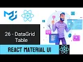 Table Data Grid In React Material UI