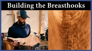 Acorn to Arabella: Journey of a Wooden Boat – Episode 126 – Building The Breasthooks, Working Solo