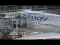 [4K] Air France 777-300ER Push Back, Engine Start and Takeoff at SFO