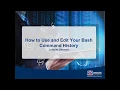 How to Use and Edit Your Bash Command History