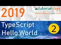 2 TypeScript Hello World 2019 - Tutorial Rays By Umar Rahman
