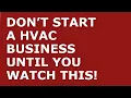 How to Start a HVAC Business Free HVAC Business Plan Template Included