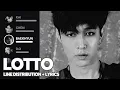 Lagu EXO - Lotto (Line Distribution + Color Coded Lyrics) PATREON REQUESTED