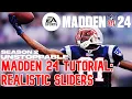 Best realistic MADDEN 24 sliders for SEASON 2 UNSTOPPABLE - Dreddeus for PS5