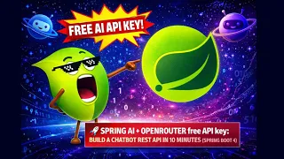 SPRING AI OPENROUTER free API key BUILD A CHATBOT REST API IN 10 MINUTES SPRING BOOT 4