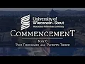 Spring 2023 Commencement Graduate School UW-Stout