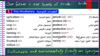 شرح الوحده التالته انجليزي تانيه ثانوي كتاب المعاصر الوحده كامله كلمات وجرامر يونت 3 المعاصر 2025 
