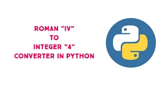 Convert Roman to Integer in Python