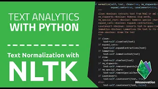 Text Normalization Part 2 Text Preprocessing Text Analytics with Python