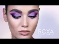 Purple Glam ft ROXA EYESHADOW PALETTE Natasha Denona Makeup