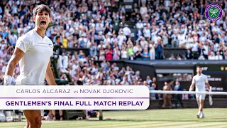 Carlos Alcaraz v Novak Djokovic Gentlemen s Singles Final Full Match Replay Wimbledon 2024