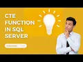 CTE Common table expression function in SQl servers in telugu