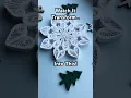 Crafting Magic Easy Quilled Snowflake Tutorial Paper quilling snowflake