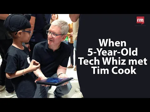 Five-year-old Ranvir Sacchdev impresses Apple CEO Tim Cook with his coding skills