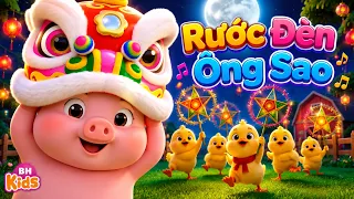 Nhạc Thiếu Nhi Rước Đèn Trung Thu Sôi Động - Heo Con Rước Đèn Ông Sao | Nhạc Thiếu Nhi Remix