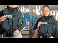 How to put on a police uniform female police officer STEFANIE ROSE