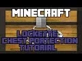 Minecraft - Lockette plugin tutorial How to protect your chests blocks Lonks
