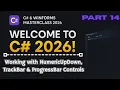 Master Sliders Progress Bars in C WinForms NET 10 - Full Tutorial