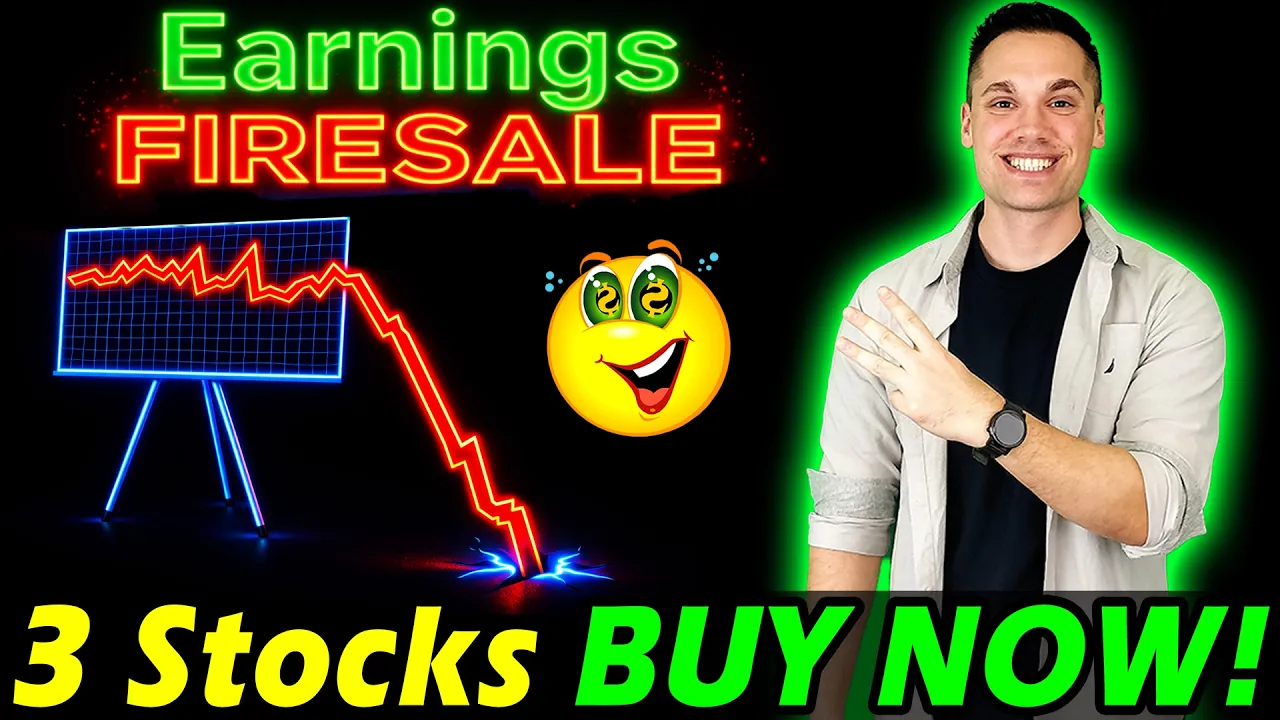 3 Stocks to BUY NOW After Earnings Crash!