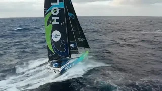 Day 5 Leg 1 Holcim PRB First IMOCA at Cape Verde, The Ocean Race. 11th Hour, Mirpuri. Malizia more