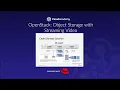 OpenStack Use Case Object Storage with Streaming