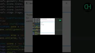 Create TextArea in JavaFX