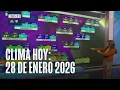 Pronostico del clima hoy 28 de enero 2026 temperaturas bajo cero y alerta por tormenta costera