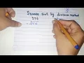 square root of 576 by division method