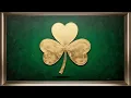 Golden Shamrock Frame TV Art St-Patrick s Screensaver Background For Your TV