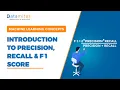 Introduction to Precision Recall and F1 Score Machine Learning Concepts