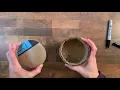 Paper Mache Round Lid