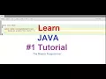 Java Tutorial For Beginner l Introduction to Java and BlueJ Creating Hello World Program