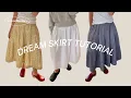 Skirt Tutorial | Beginner Sewing Project | Self Drafted - No Pattern Needed!