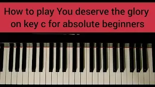 how to play you deserve the glory for absolute beginners