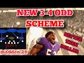 NEW 3-4 ODD LB A GAP IS BETTER THEN DOLLAR A GAP BLITZES IN MADDEN 24 FASTEST A GAP GLITCH BLITZ