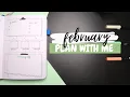 SIMPLE FEBRUARY 2021 Plan With Me Bullet Journal Setup Minimalist Scribbles That Matter Bujo