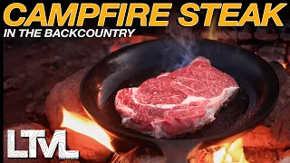 Campfire Sessions | Cooking a Steak On a Campfire | Living The Van Life