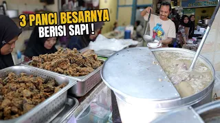 DULUNYA DI BAWAH FLYOVER, TERNYATA 3 PANCI BESARNYA BERISI SAPI DI COTO SEDERHANA MAKASSAR!